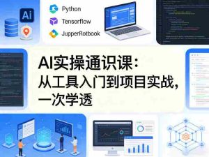 AI实操通识课，从工具入门到项目实战，一次学透-湘创网