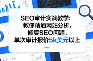 SEO审计实战教学:教你精通网站分析,修复SEO问题,单次审计报价5k美元以上-湘创网