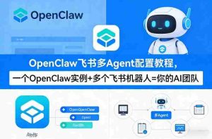 OpenClaw飞书多Agent配置教程(破局星球版)，一个OpenClaw实例+多个飞书机器人=你的AI团队-湘创网
