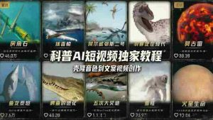 (18016期) 科普造物主AI短视频独家教程:从软件安装、壳隆音色到文案视频创作,零基础快速做爆款-湘创网