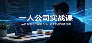 一人公司实战课:从认知到上手配置API,新手也能快速落地-湘创网