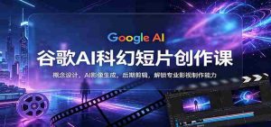 谷歌AI科幻短片创作课:概念设计,AI影像生成,后期剪辑,解锁专业影视制作能力-湘创网