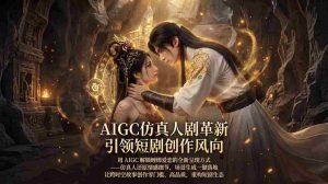 （18199期）AIGC 仿真人短剧创作革新，解锁仙侠爱恋全新呈现，一键出高质场景，零门槛打造爆款剧集-湘创网