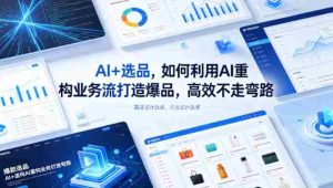 AI+选品,如何利用AI重构业务流打造爆品,高效不走弯路-湘创网