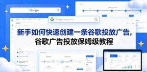 新手如何快速创建一条谷歌投放广告,谷歌广告投放保姆级教程-湘创网