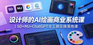 设计师的AI绘画商业系统课｜SD+MJ+ChatGPT全工具实操落地课-湘创网