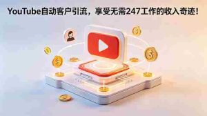 （18658期）YouTube 自动客户引流，享受无需 247 工作的收入奇迹！【原创双语字幕】-湘创网