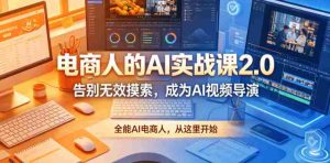 电商人的AI实战课2.0，告别无效摸索，成为AI视频导演，全能AI电商人，从这里开始-湘创网