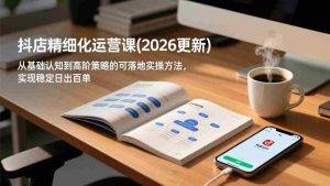 （18421期）抖店精细化运营课(更新5月)，从基础认知到高阶策略的可落地实操方法，实现稳定日出百单-湘创网