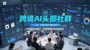 跨境AI头部社群，一个人顶一支团队的时代真正的开始了，分享跨境AI前沿，可落地的实战经验（更新5月23日）-湘创网