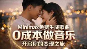 (18401期)Minimax免费生成歌曲实测!0成本做音乐,说唱流行Lofi一键生成-湘创网