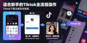 Tiktok下载注册发布,适合新手的Tiktok全流程操作-湘创网