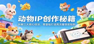动物IP创作秘籍:拆解三大核心技法,零基础打造高流量萌宠短剧-湘创网