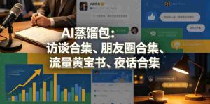AI蒸馏包:访谈合集、朋友圈合集、流量黄宝书、夜话合集【文档】-湘创网