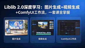 (18349期)Liblib 2.0深度学习:图片生成+视频生成+ComfyUI工作流,一套课全掌握-湘创网