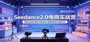 Seedance2.0电商实战营:重构内容创作逻辑,找准高潜力赛道快速拉升店铺GMV-湘创网