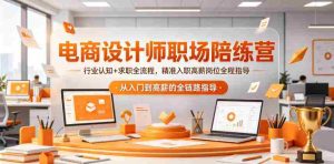 电商设计师职场陪练营，行业认知+求职全流程，精准入职高薪岗位全程指导-湘创网