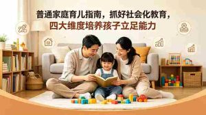 （18755期）付费文章：普通家庭育儿指南，抓好社会化教育，四大维度培养孩子立足能力-湘创网
