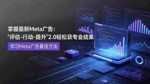（18972期）掌握最新的Meta广告，通过“评估-行动-提升”2.0版本轻松获得专业级结果。学习目前学习Meta广告的最佳方法-湘创网