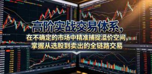 高阶实战交易体系,在不确定的市场中精准捕捉溢价空间,掌握从选股到卖出的全链路交易心法(更新6月)-湘创网