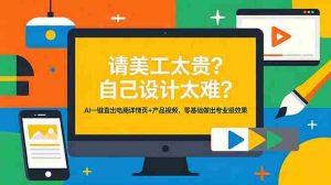 （18704期）请美工太贵？自己设计太难？AI一键直出电商详情页+产品视频，零基础做出专业级效果-湘创网