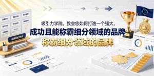 吸引力学院，教会您如何打造一个强大、成功且能称霸细分领域的品牌！【原创双语字幕】-湘创网