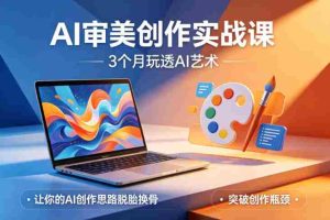 AI审美创作实战课,3个月玩透AI艺术,让你的AI创作思路脱胎换骨,突破创作瓶颈(更新0617)-湘创网
