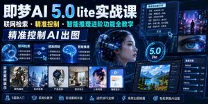 即梦AI 5.0 lite实战课，联网检索・精准控制・智能推理进阶功能全教学，精准控制AI出图-湘创网