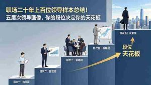 (18900期)付费文章:职场二十年上百位领导样本总结!五层次领导画像,你的段位决定你的天花板-湘创网