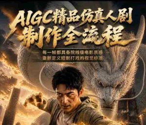 AIGC精品仿真人剧豢龙人全流程制作解析2026,国风仿真人创作+打斗剧情+人设编排,一站式AI短剧入门-湘创网
