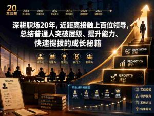 付费文章:深耕职场20年,近距离接触上百位领导,总结普通人突破层级、提升能力、快速提拔的成长秘籍(全网独家干货)-湘创网